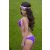 Fashion Nicole Shop - SIDNEY PUSH-UP HÁROMSZÖG BIKINI - LILA ( L )