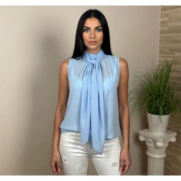 ANIA BLÚZ - KÉK  - Fashion Nicole Shop női divat webáruház