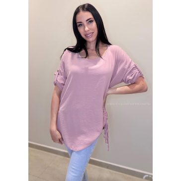 SZANDY BLÚZ - PÚDERRÓZSASZÍN - Fashion Nicole Shop női divat webáruház