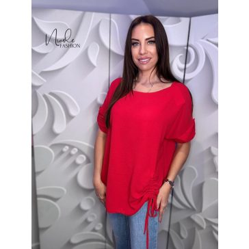 LOUISE BLÚZ - PIROS ( ONE SIZE ) - Fashion Nicole Shop női divat webáruház
