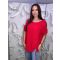 LOUISE BLÚZ - PIROS ( ONE SIZE ) - Fashion Nicole Shop női divat webáruház