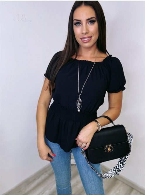 ARMANDINA BLOUSE - BLACK