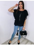 Fashion Nicole Shop Veszprém - ARTIANA-BLUZ-FEKETE - Női ruházat