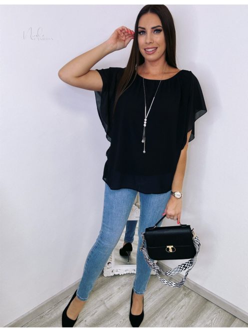 ARTIANA BLOUSE - BLACK