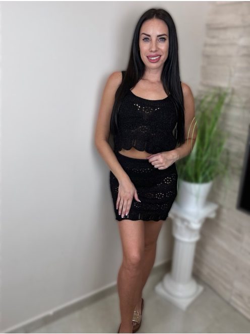 Fashion Nicole Shop Veszprém - LOLITA-SZETT-FEKETE-ONE-SIZE - Női ruházat