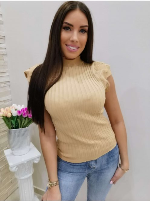 DINA TOP - BEIGE (ONE SIZE)