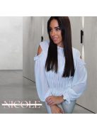 Fashion Nicole Shop Veszprém - LAMBERTA-BLUZ-FEHER - Női ruházat