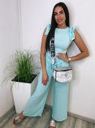 ADELA FELSŐ - TÜRKIZ - Fashion Nicole Shop női divat webáruház