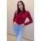  OLENA FELSŐ - BURGUNDI ( UNI ) - Fashion Nicole Shop női divat webáruház