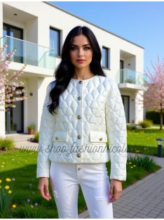  GÉDA DZSEKI - FEHÉR ( UNI ) - Fashion Nicole Shop női divat webáruház