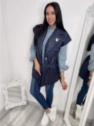 HANGA MELLÉNY - TENGERÉSZKÉK  - Fashion Nicole Shop női divat webáruház