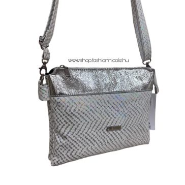 TERAZO TÁSKA - FEHÉR / EZÜSTSZÍN - Fashion Nicole Shop női divat webáruház