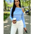 PIPPA FELSŐ - VILÁGOSKÉK ( UNI ) - Fashion Nicole Shop női divat webáruház