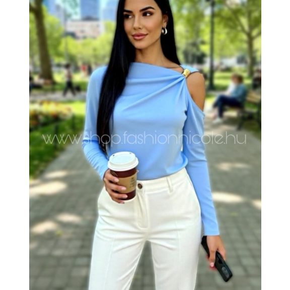 PIPPA FELSŐ - VILÁGOSKÉK ( UNI ) - Fashion Nicole Shop női divat webáruház