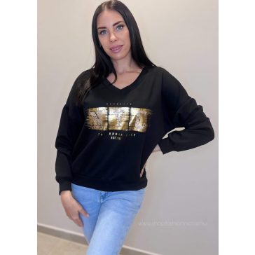 BROOKLYN PULÓVER - FEKETE - Fashion Nicole Shop női divat webáruház