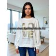LINA PULÓVER - FEHÉR - Fashion Nicole Shop női divat webáruház