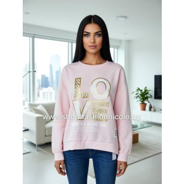 LINA PULÓVER - RÓZSASZÍN - Fashion Nicole Shop női divat webáruház