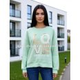 LINA PULÓVER - ZÖLD - Fashion Nicole Shop női divat webáruház