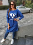 NEW YORK FASHION DRESS - ROYAL BLUE (ONE SIZE)