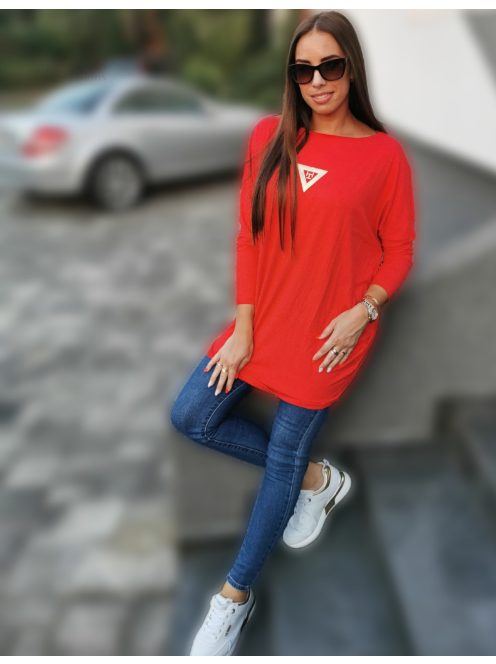 LOVE TUNIC - RED (ONE SIZE)