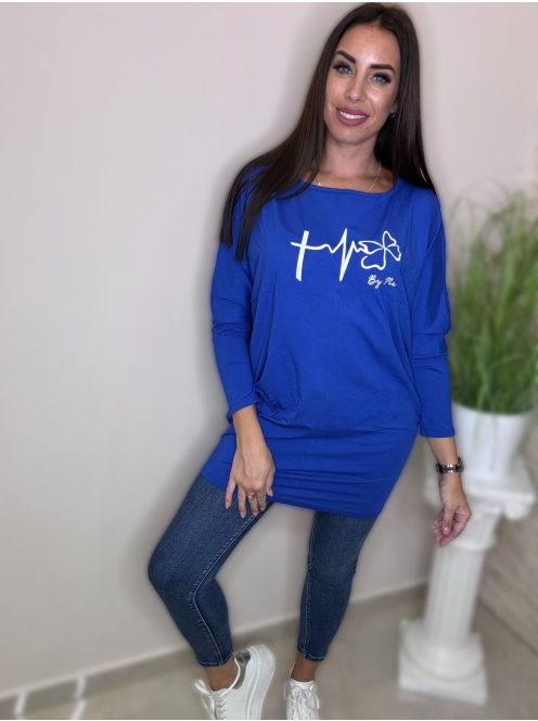 FLORA TUNIC - ROYAL BLUE (ONE SIZE)