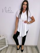 Fashion Nicole Shop Veszprém - LORINA-BLUZ-FEHER - Női ruházat
