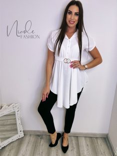 Fashion Nicole Shop Veszprém - LORINA-BLUZ-FEHER - Női ruházat