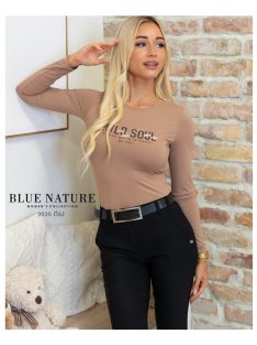 BLUE NATURE FELSŐ - FAHÉJSZÍN 