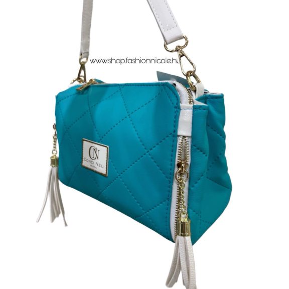 CONCI NELI TÁSKA - FEHÉR / TÜRKIZ - Fashion Nicole Shop női divat webáruház