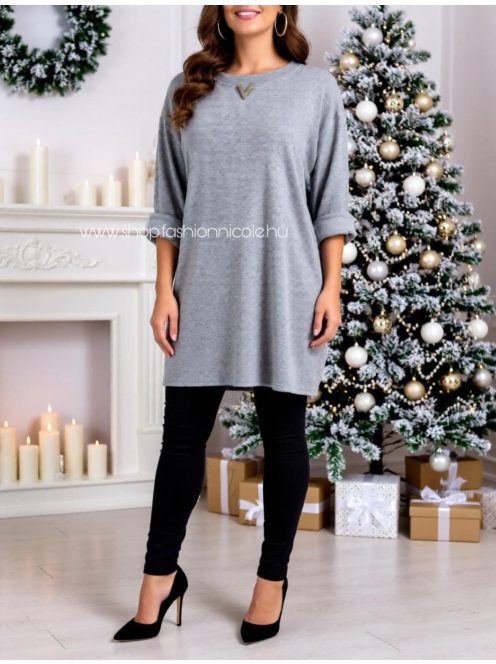 STELLA LUREX KÖTÖTT RUHA - SZÜRKE ( UNI )