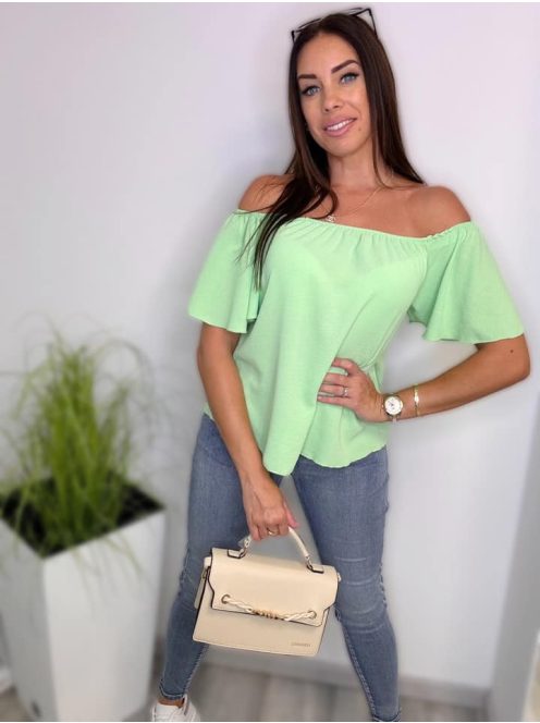 POLINA TOP - LIGHT GREEN (ONE SIZE)