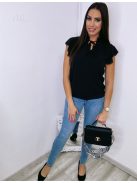 AURA BLOUSE - BLACK