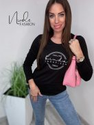 KIM LONG SLEEVE TOP - BLACK