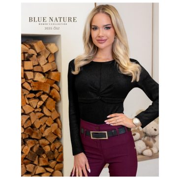 BLUE NATURE PULÓVER - FEKETE - Fashion Nicole Shop női divat webáruház