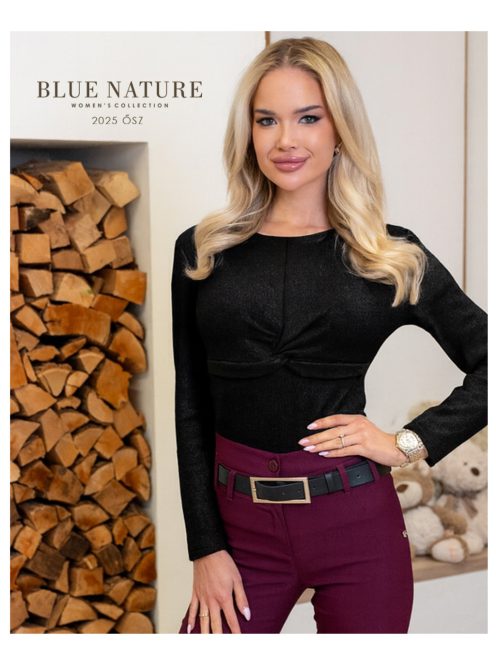 BLUE NATURE PULÓVER - FEKETE