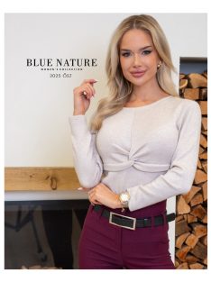 BLUE NATURE PULÓVER - BÉZS