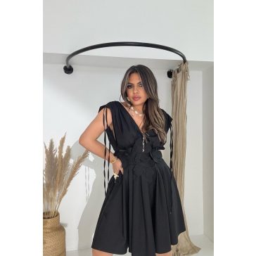 FLOWER RUHA - FEKETE  ( UNI ) - Fashion Nicole Shop női divat webáruház