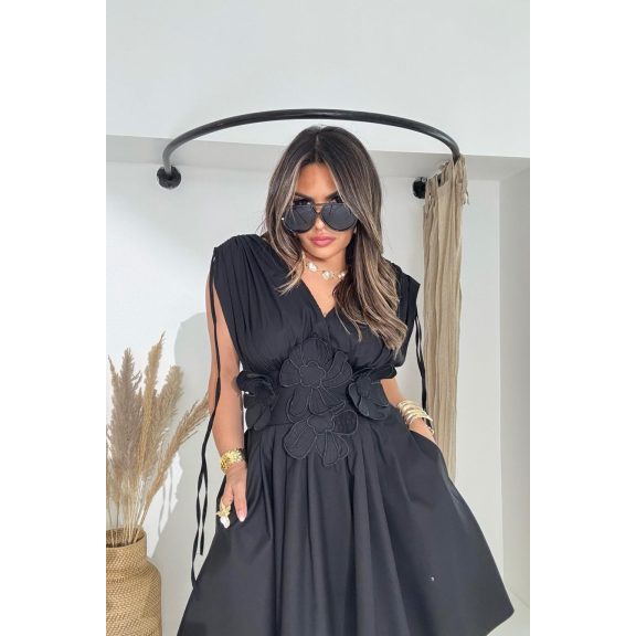 FLOWER RUHA - FEKETE  ( UNI ) - Fashion Nicole Shop női divat webáruház