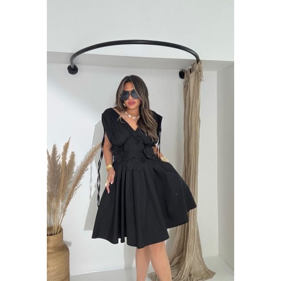 FLOWER RUHA - FEKETE  ( UNI ) - Fashion Nicole Shop női divat webáruház