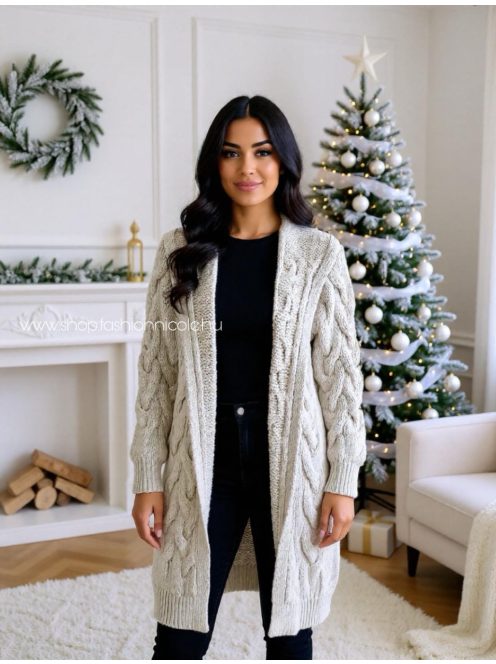 MEGGI KARDIGÁN - BÉZS (UNI ) - Fashion Nicole Shop női divat webáruház
