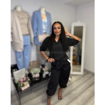 IRINA FELSŐ  - FEKETE ( UNI )  - Fashion Nicole Shop női divat webáruház