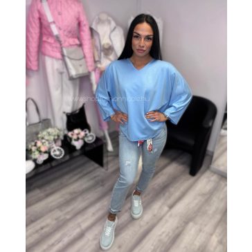 VERITA FELSŐ - KÉK ( UNI ) - Fashion Nicole Shop női divat webáruház