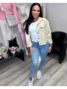 BELLA FARMERKABÁT - KRÉMSZÍN ( UNI ) - Fashion Nicole Shop női divat webáruház