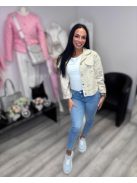 BELLA FARMERKABÁT - KRÉMSZÍN ( UNI ) - Fashion Nicole Shop női divat webáruház