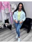 BELLA FARMERKABÁT - FEHÉR ( UNI )  - Fashion Nicole Shop női divat webáruház