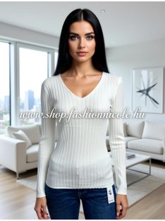 ALICE PULÓVER - FEHÉR