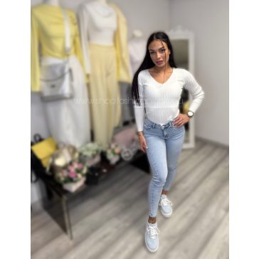 ALICE PULÓVER - FEHÉR - Fashion Nicole Shop női divat webáruház
