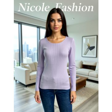 JASMINE PULÓVER - LILA - Fashion Nicole Shop női divat webáruház