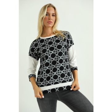  FENILIA FELSŐ - FEKETE - Fashion Nicole Shop női divat webáruház