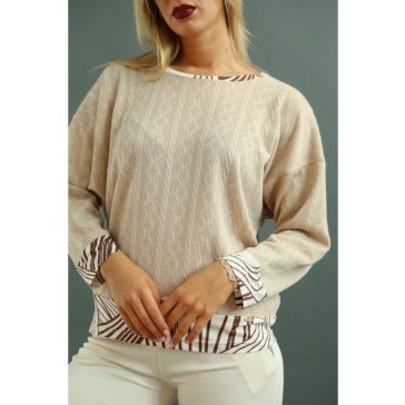CECÍLIA FELSŐ - KRÉMSZÍN ( UNI ) - Fashion Nicole Shop női divat webáruház